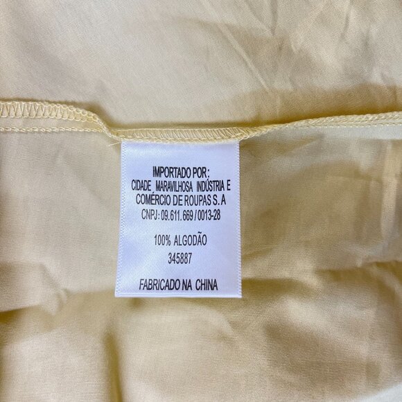 NWOT Farm Rio Cotton Asymmetric Irregular Pleated Midi Dress XS Hollowed Waist - Picture 11 of 12